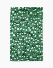 Load image into Gallery viewer, Geometry Snowdrop Tea Towel