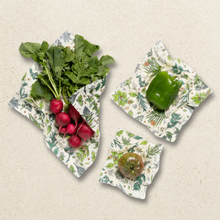 Load image into Gallery viewer, Bee's Wrap Reusable Beeswax Food Wraps 3 Pack - Herb Garden