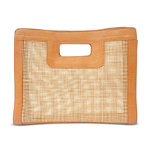 Load image into Gallery viewer, Cannes Rattan Top Handle Bag