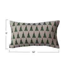 Load image into Gallery viewer, Christmas Trees Pillow