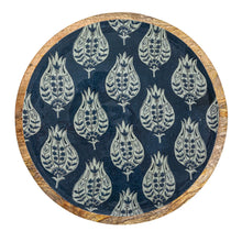 Load image into Gallery viewer, Blue Floral Enamel Trays