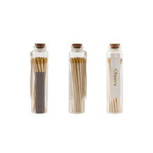 Load image into Gallery viewer, Glass Bottle Match Holders