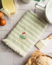 Load image into Gallery viewer, Embroidered Hen Kitchen Towels