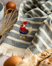 Load image into Gallery viewer, Embroidered Hen Kitchen Towels