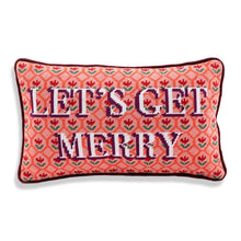 Load image into Gallery viewer, Holiday Needlepoint Pillow