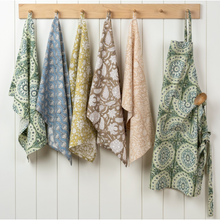 Load image into Gallery viewer, Block Print Tea Towel Set