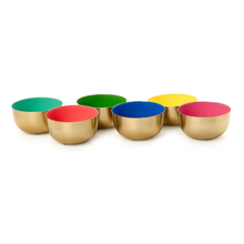 Load image into Gallery viewer, Metal Bowls with Enamel