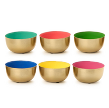 Load image into Gallery viewer, Metal Bowls with Enamel