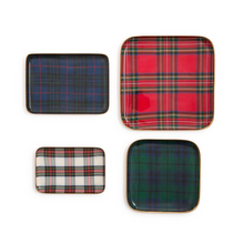 Load image into Gallery viewer, Tartan Metal Trays