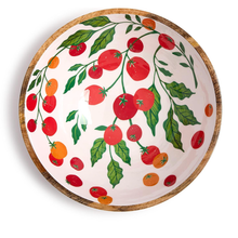 Load image into Gallery viewer, Garden Harvest Wood Enamel Bowls