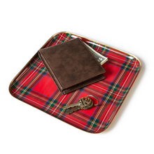 Load image into Gallery viewer, Tartan Metal Trays