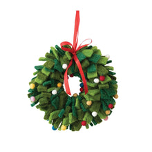 Load image into Gallery viewer, Handmade Wool Felt Wreath