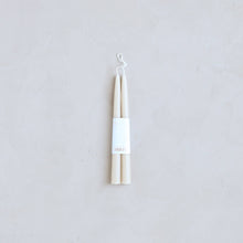 Load image into Gallery viewer, The Floral Society 9" Dipped Taper Candles - Parchment