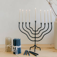 Load image into Gallery viewer, The Floral Society Beeswax Hanukkah Candles
