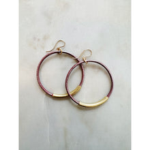 Load image into Gallery viewer, Leather Hoops
