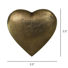 Load image into Gallery viewer, Antique Gold Heart Box

