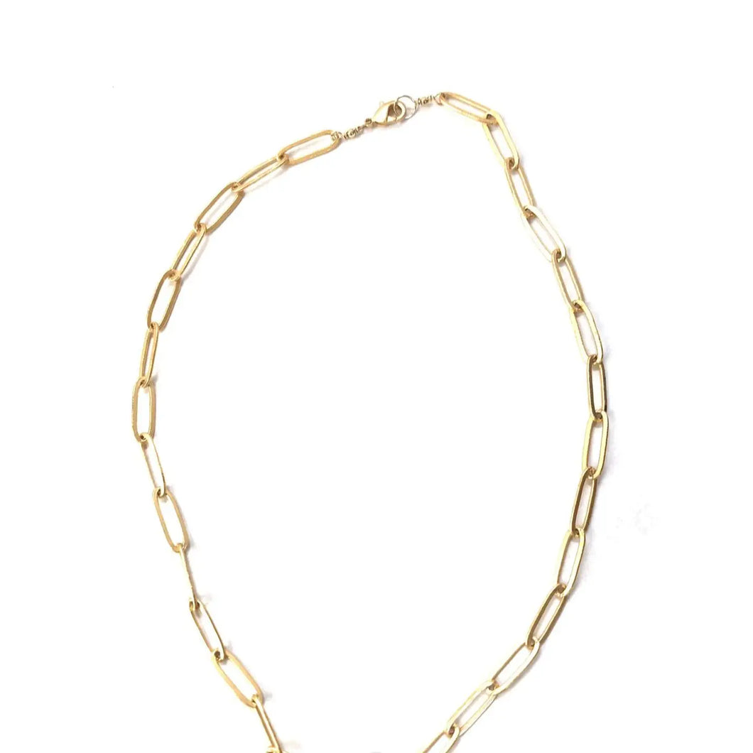Paperclip Link Necklace