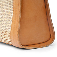 Load image into Gallery viewer, Cannes Rattan Top Handle Bag
