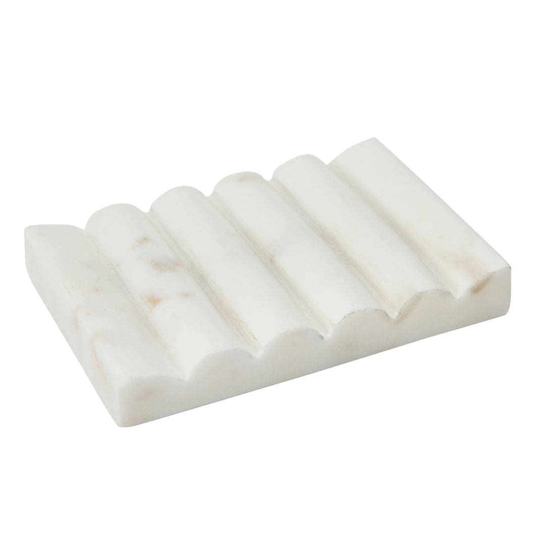 Curved Marble Soap Dish