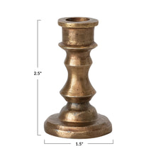 Load image into Gallery viewer, Cast Aluminum Taper Mini Holder
