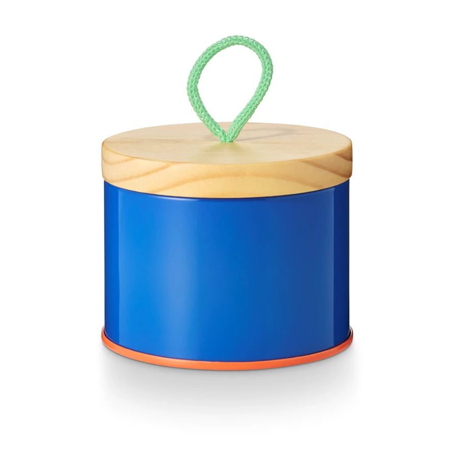 Colorblock Candle Tin