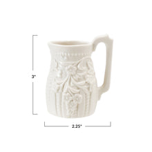 Load image into Gallery viewer, Embossed Vintage Creamer

