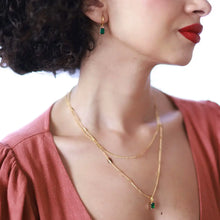 Load image into Gallery viewer, Emerald Green Pendant Necklace
