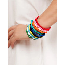 Load image into Gallery viewer, Enamel Bamboo Style Bracelet
