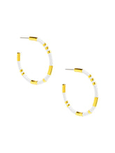 Load image into Gallery viewer, Enamel Cleopatra Hoop Earring

