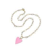 Load image into Gallery viewer, Enamel Heart Necklace
