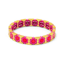 Load image into Gallery viewer, Flower Enamel Bracelet
