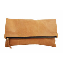 Load image into Gallery viewer, Foldover Leather Clutch
