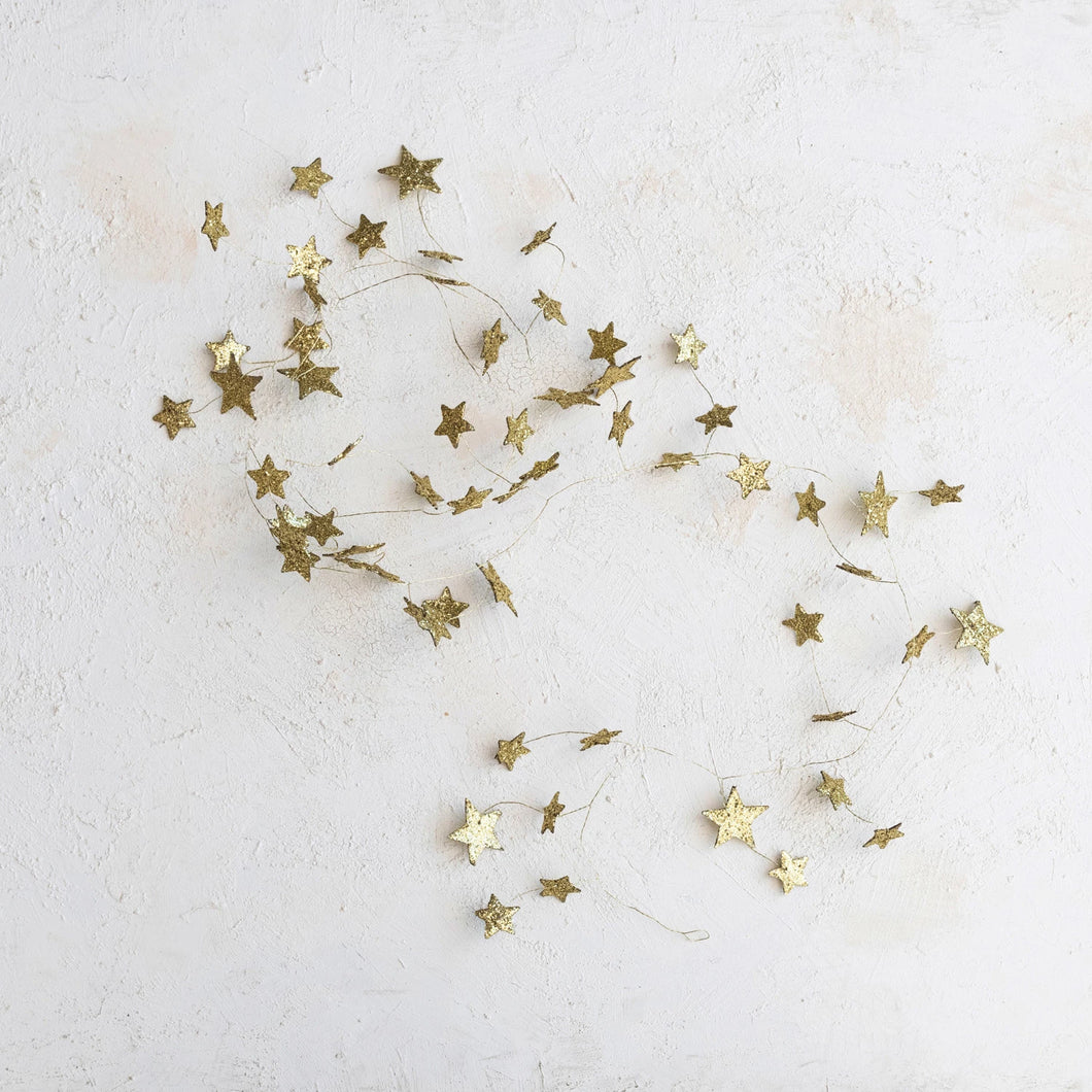 Glitter Star Garland