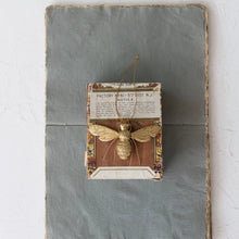 Load image into Gallery viewer, Golden Bee Ornament
