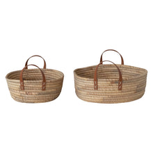 Load image into Gallery viewer, Hand-Woven Water Hyacinth Baskets

