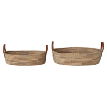 Load image into Gallery viewer, Hand-Woven Water Hyacinth Baskets
