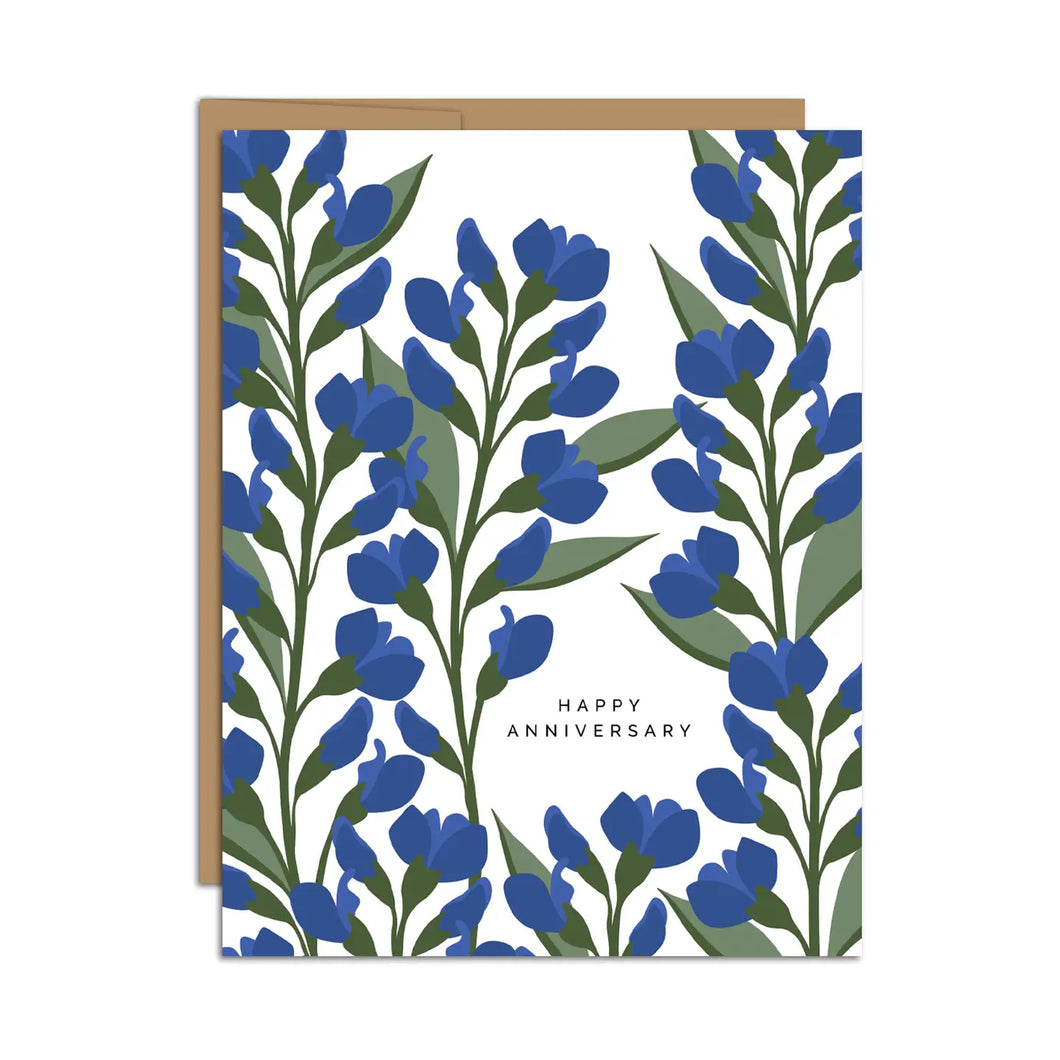 Anniversary Indigo Card