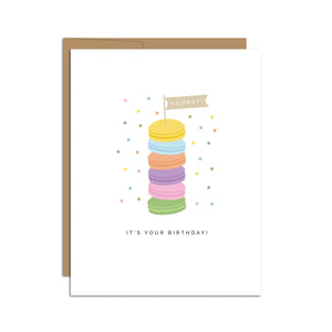 Macaron Birthday Card