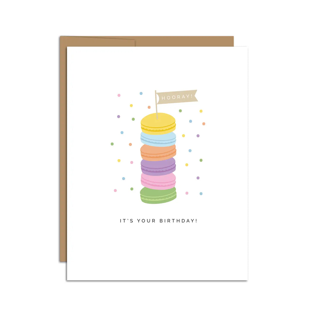 Macaron Birthday Card