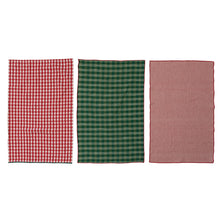 Load image into Gallery viewer, Red &amp; Green Towel Set
