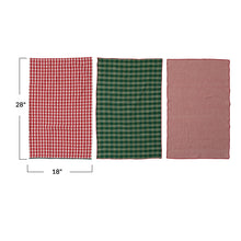 Load image into Gallery viewer, Red &amp; Green Towel Set
