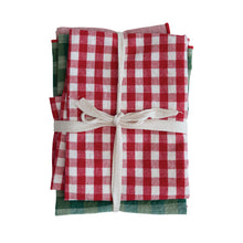Load image into Gallery viewer, Red &amp; Green Towel Set
