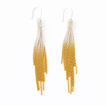 Load image into Gallery viewer, Ivy Mixed Metal Tassel Earrings
