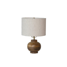 Load image into Gallery viewer, Mango Wood Table Lamp
