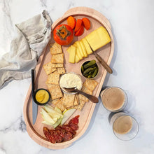 Load image into Gallery viewer, Maple Oval Serving Tray
