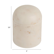 Load image into Gallery viewer, Marble Container with Lid
