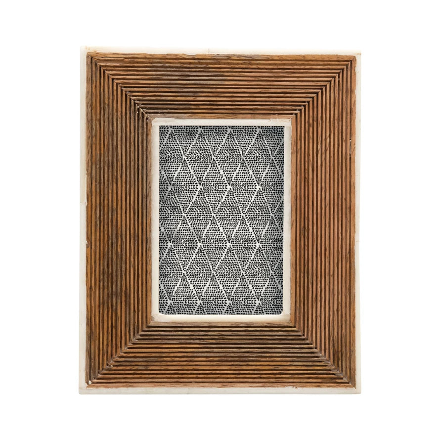 Bone Border Frame 5.5