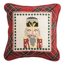 Load image into Gallery viewer, Holiday Mini Needlepoint Pillow
