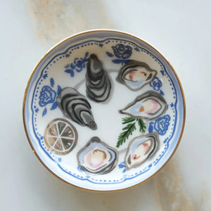 Oyster Porcelain Trinket Dish