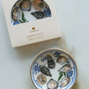 Oyster Porcelain Trinket Dish